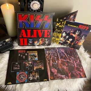 Kiss Alive II Record Vinyl LP NBLP 7076 2